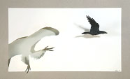 Tiffany Miller Russell - Paper Sculpture - Paleoart - Passing