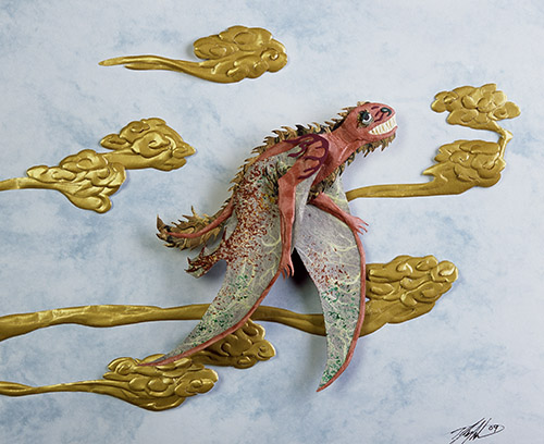 Tiffany Miller Russell - New Kite - Cut Paper Sculpture