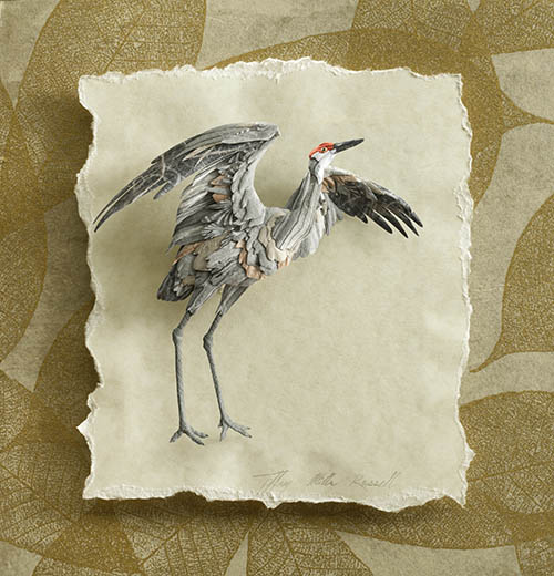 Tiffany Miller Russell - Raising Wings - Cut Paper Sculpture